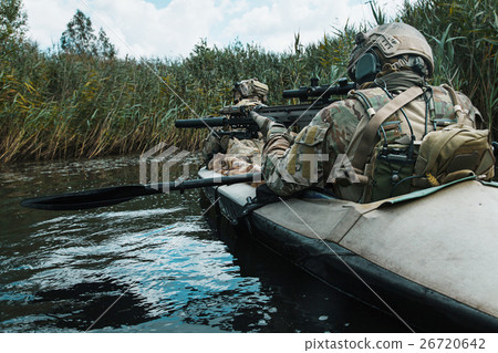 Spec ops in the military kayak 26720642