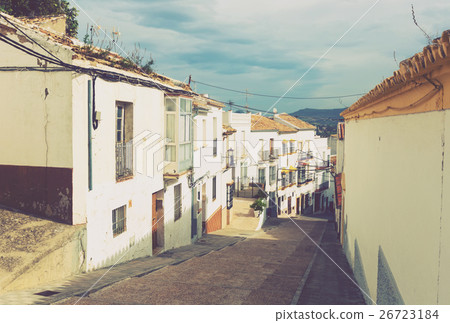 picturesque narrow street in european city. Olvera picturesque narrow street in european city. Olvera 26723184