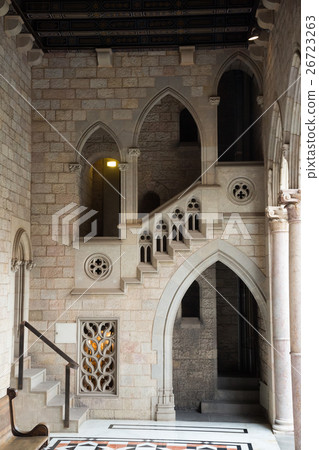 Ancient architecture in palace Generalitat de Catalunya 26723263