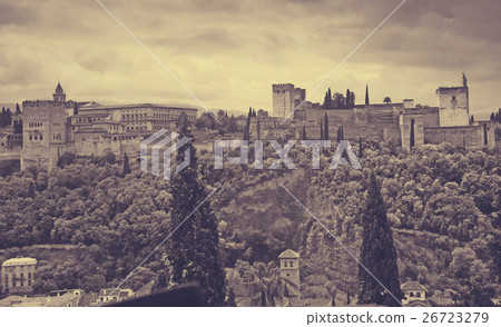 Day view of Alhambra. Granada Day view of Alhambra. Granada 26723279