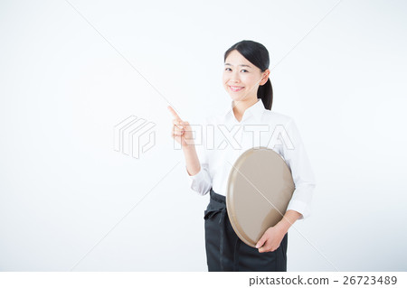 咖啡廳職員（托盤） 26723489