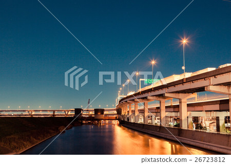 Metropolitan Expressway Central Ring Line Night View 26723812
