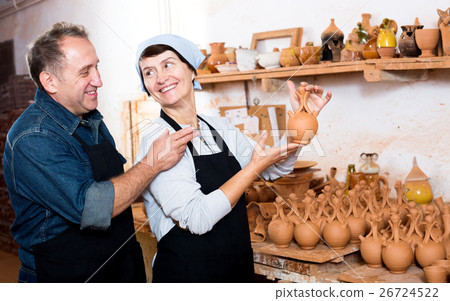 Potters displaying their product at the workshop Potters displaying their product at the workshop 26724522