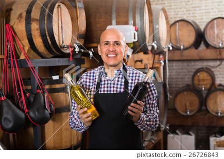 Seller in wine house Seller in wine house 26726843
