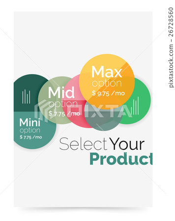 Business cover brochure design with select option 26728560