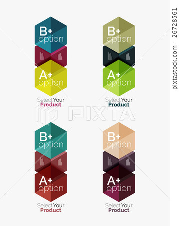 Set of abstract geometric hexagon design with Set of abstract geometric hexagon design with 26728561