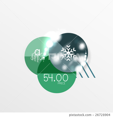 Vector Christmas label or price tag sticker 26728904