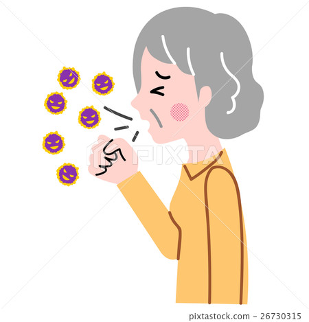 老年婦女咳嗽 26730315