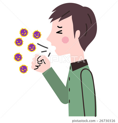 A man who coughs 26730316