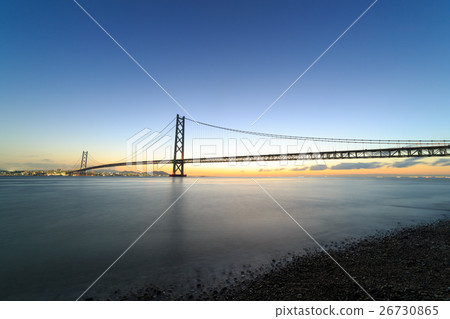 明石海峽大橋的黎明 明石海峽大橋的黎明 26730865