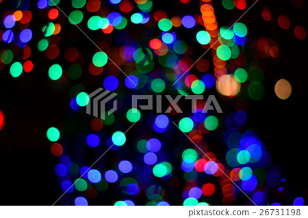 Abstract circular bokeh background of  xmas light 26731198