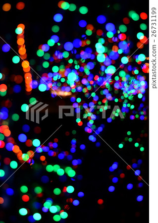 Abstract circular bokeh background of  xmas light 26731199