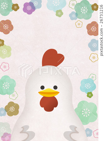 Rooster year [Japanese style background · series] 26731216