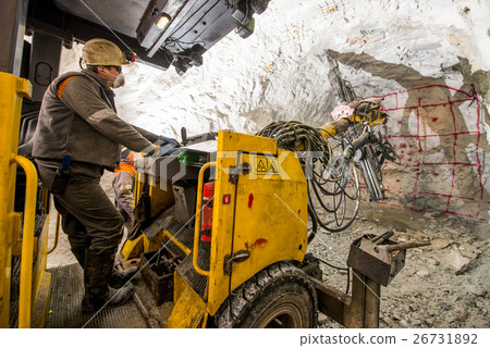 Gold mining underground 26731892