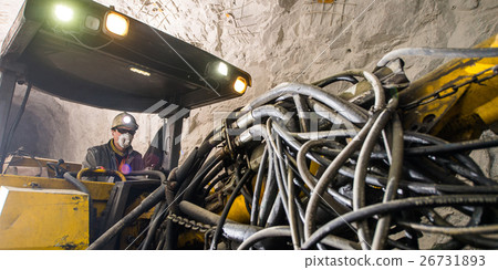 Gold mining underground 26731893
