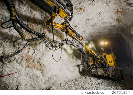 Gold mining underground 26731894