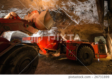 Gold mining underground Gold mining underground 26731899