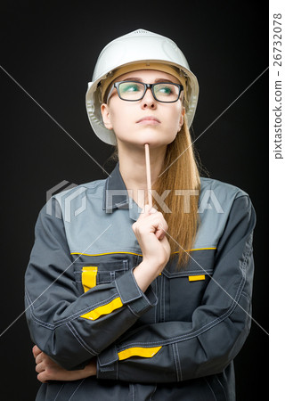 portrait of a female worker 26732078
