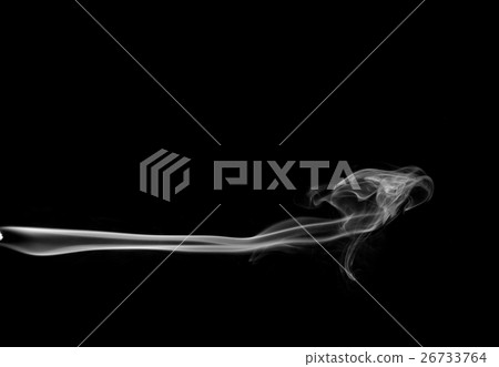 White smoke on black background 26733764