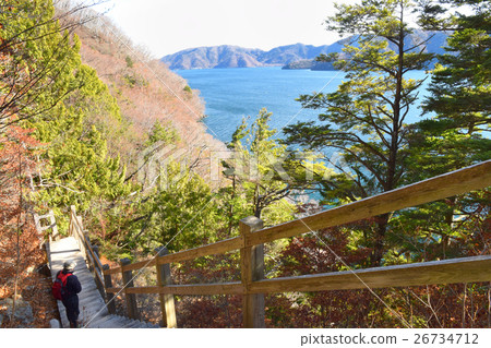 Prospect from the north side promenade of Chuzenji Lake Prospect from the north side promenade of Chuzenji Lake 26734712