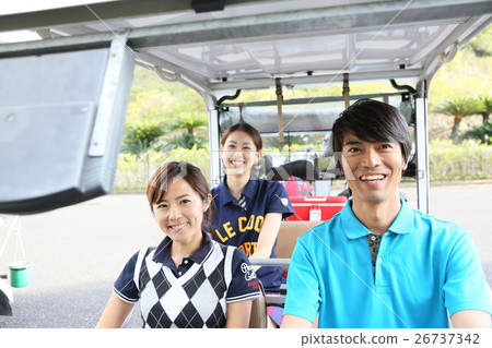 高爾夫形象車輪準備 26737342