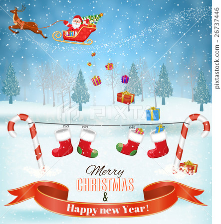 light plane with Santa claus light plane with Santa claus 26737446