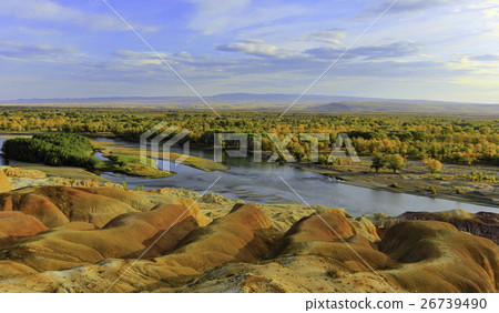 Colorful Beach at Burqin Country, Xinjiang, China 26739490