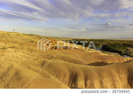 Colorful Beach at Burqin Country, Xinjiang, China Colorful Beach at Burqin Country, Xinjiang, China 26739493