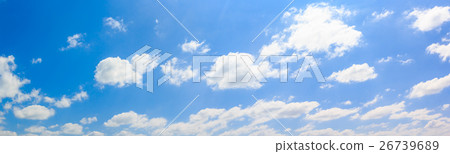 Panorama sky and cloud background. Panorama sky and cloud background. 26739689