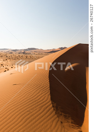 Scenic ridges of sand dunes in Sossusvlei 26740127