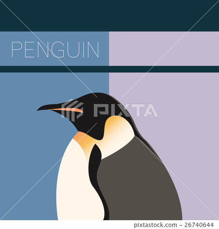 Penguin flat postcard 26740644