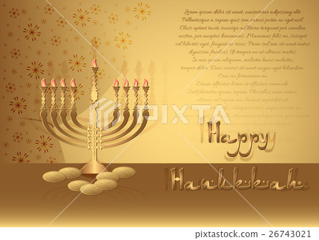 Postcard for Festival of Lights Hanukkah 26743021