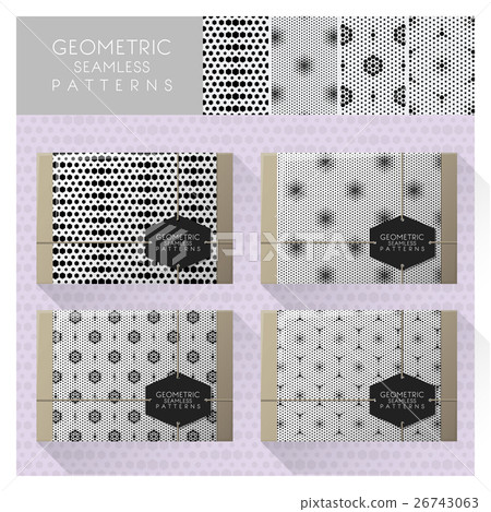 Set of geometric seamless pattern 6 Set of geometric seamless pattern 6 26743063