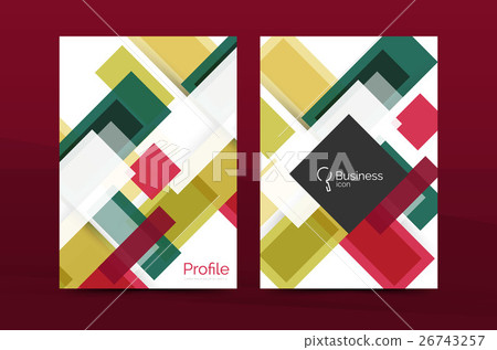 Set of abstract lines backgrounds - business Set of abstract lines backgrounds - business 26743257
