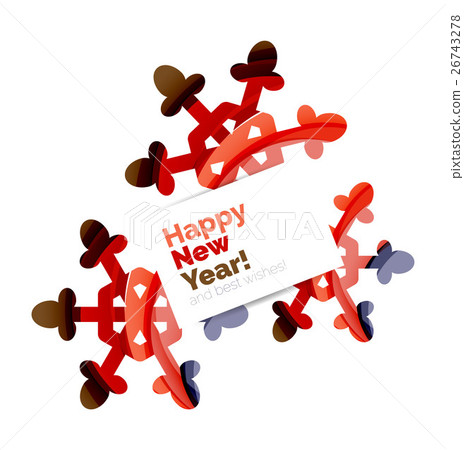 Christmas colorful geometric abstract background 26743278