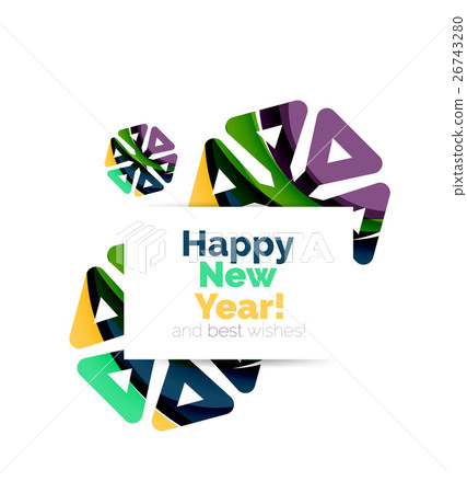 Christmas colorful geometric abstract background Christmas colorful geometric abstract background 26743280