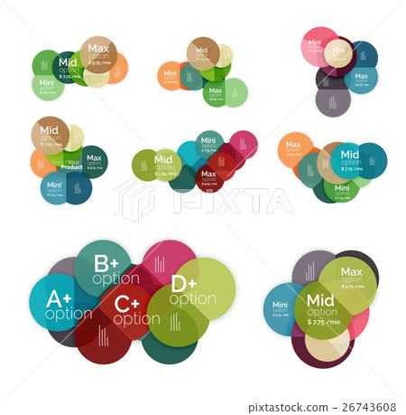 Business circle infographic banner template Business circle infographic banner template 26743608