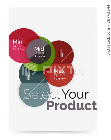 Business flyer circle abstract background Business flyer circle abstract background 26743944