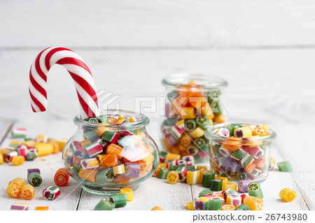 Lollipops and candies mix 26743980