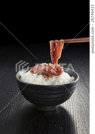 鹽味的辣米和白米 26746415