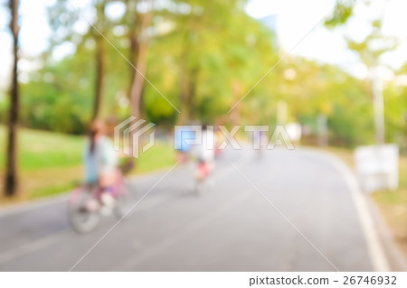 Abstract blurred bicycle rider Abstract blurred bicycle rider 26746932