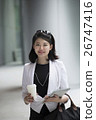 Portrait of a young asian business woman. 26747416