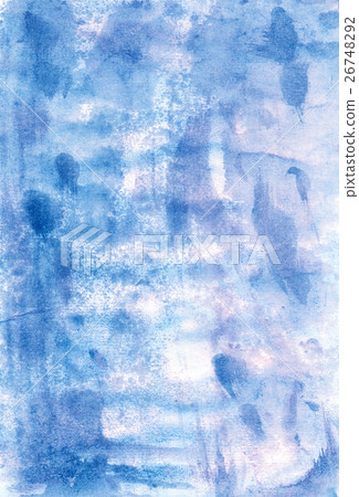 Watercolor abstract blue drawing background Watercolor abstract blue drawing background 26748292