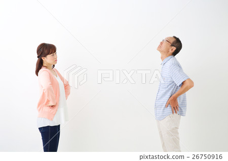 Angry Middle Female / Senior Male 26750916