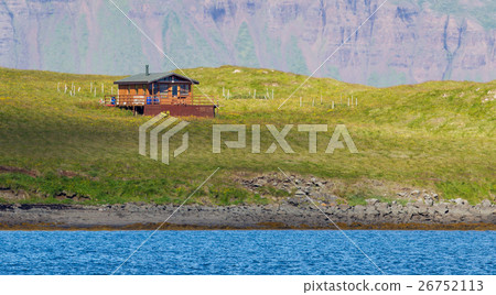 Single house on an small island - Iceland Single house on an small island - Iceland 26752113