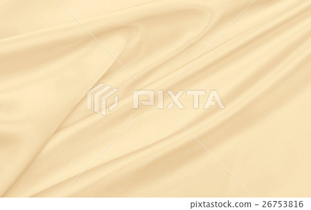 Smooth elegant golden silk or satin luxury cloth Smooth elegant golden silk or satin luxury cloth 26753816