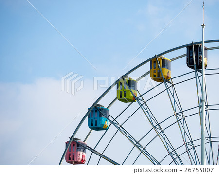 Colorful ferris wheel Colorful ferris wheel 26755007