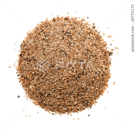 Top view of sand heap Top view of sand heap 26755172