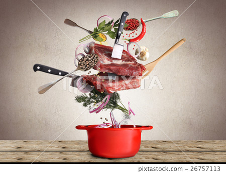 Meat and beef meatballs with vegetables Meat and beef meatballs with vegetables 26757113