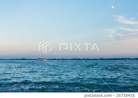 blue evening sky over san marco basin in Venice 26758458